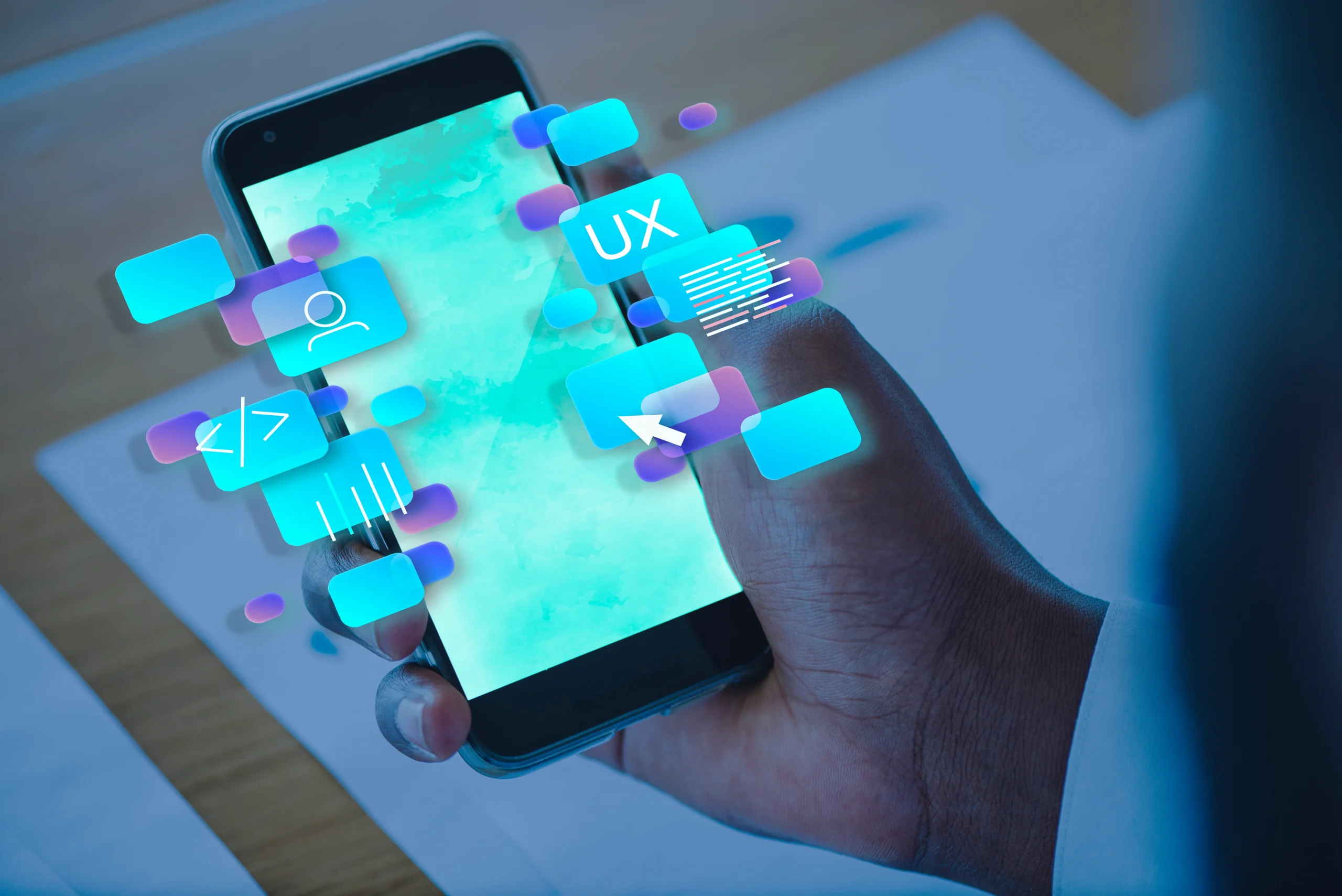 UX interface design photo
